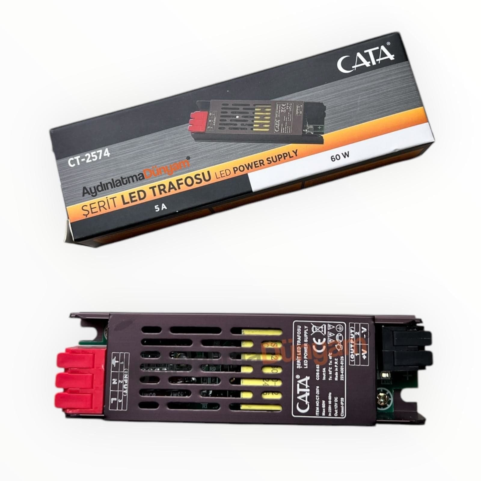 Cata 5 Amper Slim Şerit Led Trafosu CT-2574